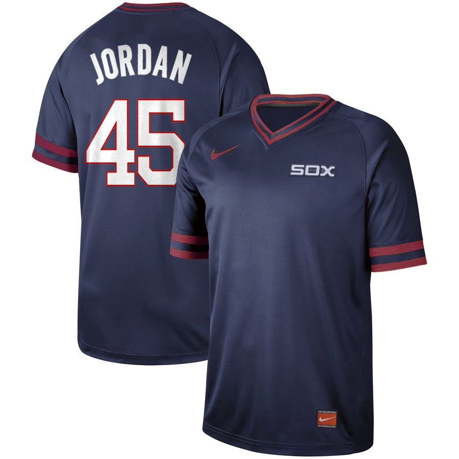 2019 Men MLB Chicago White Sox #45 Jordan blue Nike Cooperstown Collection Jerseys